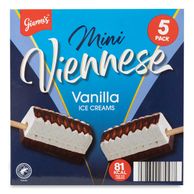 Mini Viennese Vanilla Ice Creams 5x57ml Gianni's